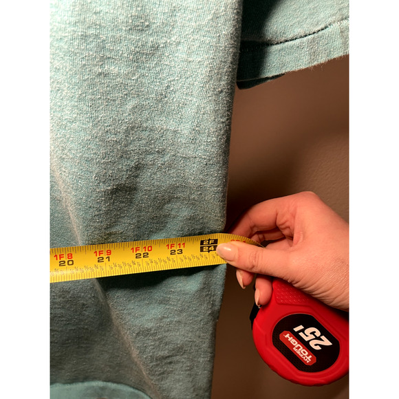 Teal Single-Stitch SUNDANCE Vintage Tee Size Large - Picture 9 of 13